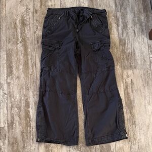 American Eagle Outfitters Black Wide Leg Pants
